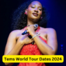 Tems World Tour Dates 2024-Tems Maps Out First World Tour in Support of Debut Album ‘Born in the Wild’