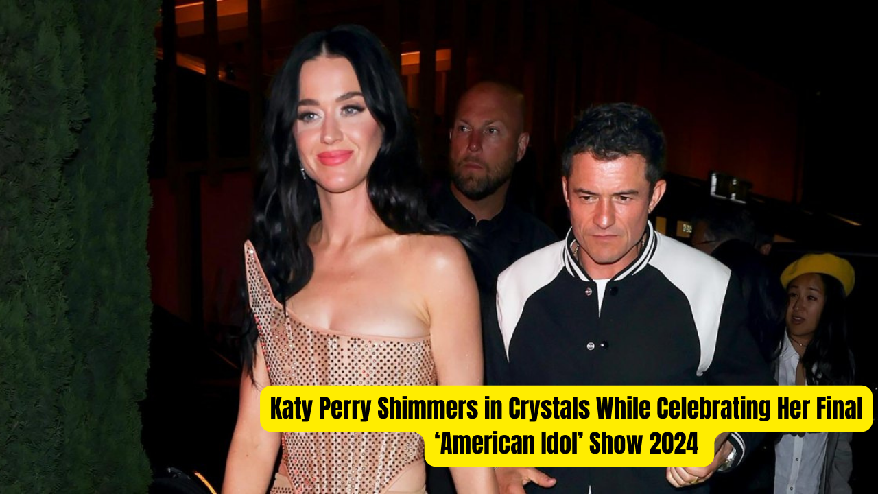 Katy Perry Shimmers in Crystals While Celebrating Her Final ‘American Idol’ Show 2024