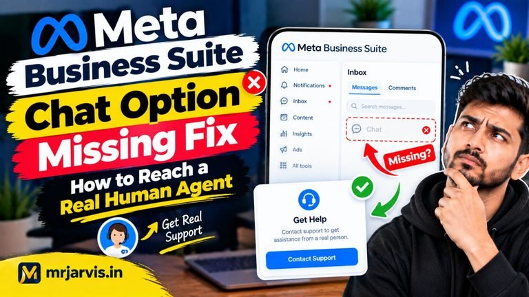 Meta Business Suite Chat Option Missing Fix: How to Reach a Real Human Agent