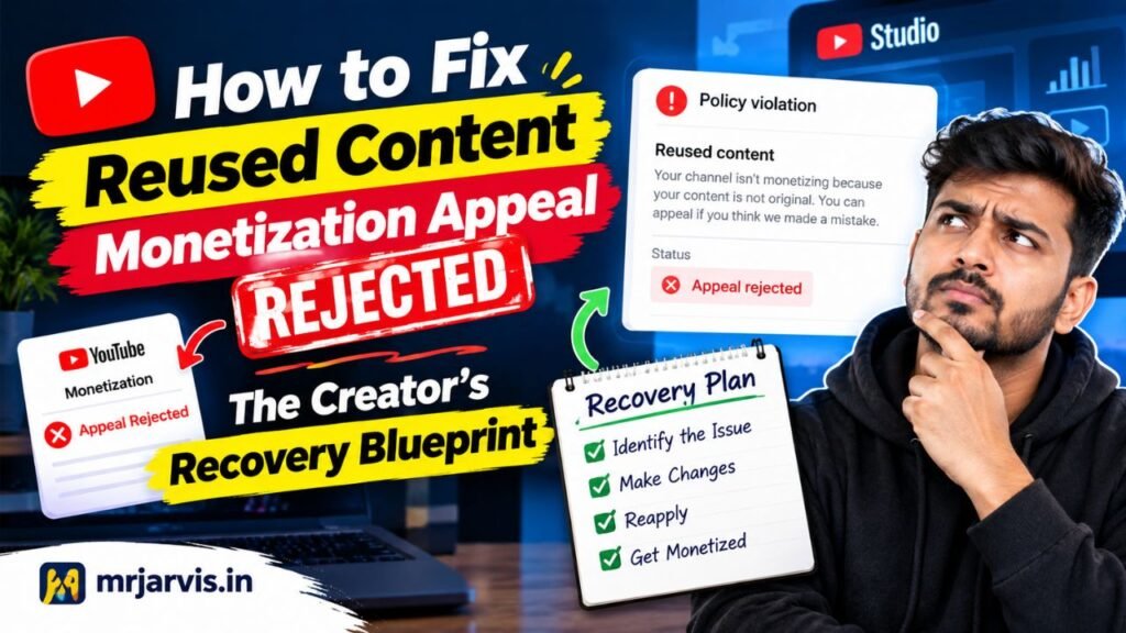 How to Fix Reused Content Monetization Appeal Rejected