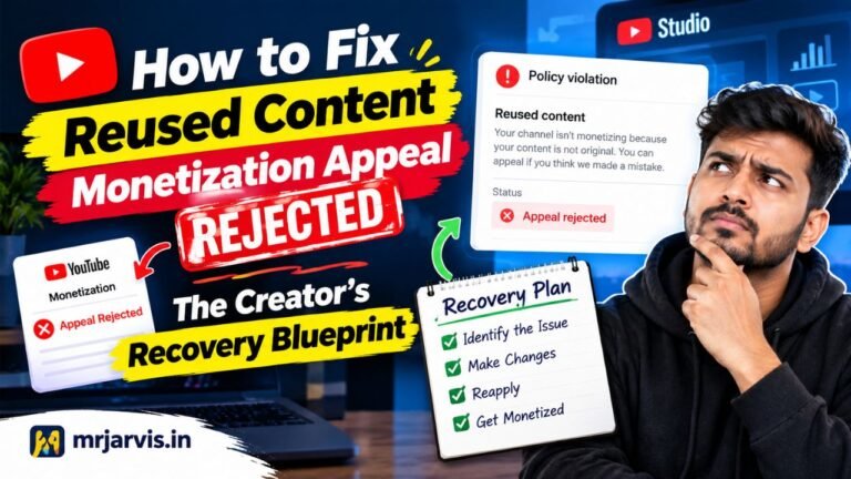 How to Fix Reused Content Monetization Appeal Rejected
